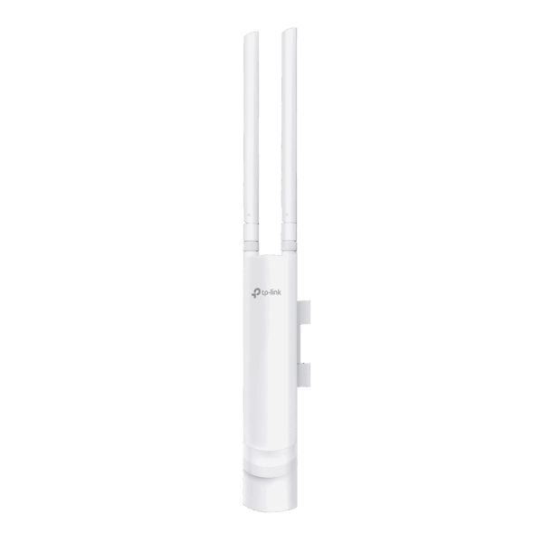 TP-Link AC1200 Dual Band Outdoor Access Point, Qualcomm, 867Mbps at 5GHz + 300Mbps at 2.4GHz, 1 Gigabit LAN, 802.3af PoE and Passive PoE, 2 External Antennas, IP65 Weatherproof, MU-MIMO, Band Steering, Beamforming, Airtime Fairness, Centralized Management, Captive Portal, Load Balance, Rate Limit, VLAN