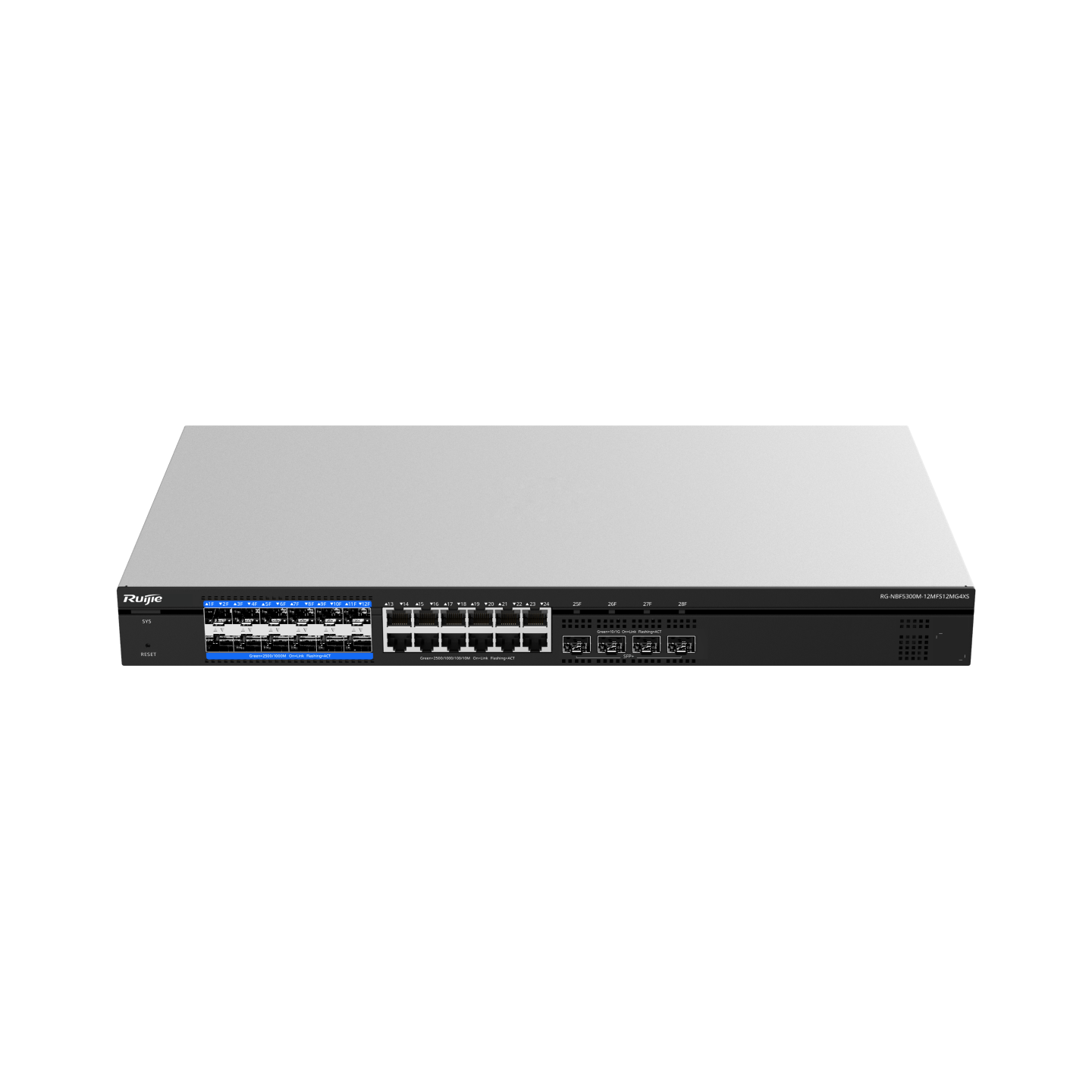 RG-NBF5300M-12MFS12MG4XS RG-NBF5300M-12MFS12MG4XS, e-Lighten Layer 3 Managed Core Switch - Gambar 1