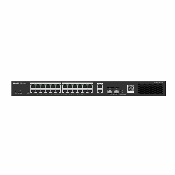 Ruijie Reyee RG-ES228GS-LP, 28-Port Gigabit Smart Cloud-Managed PoE Switch