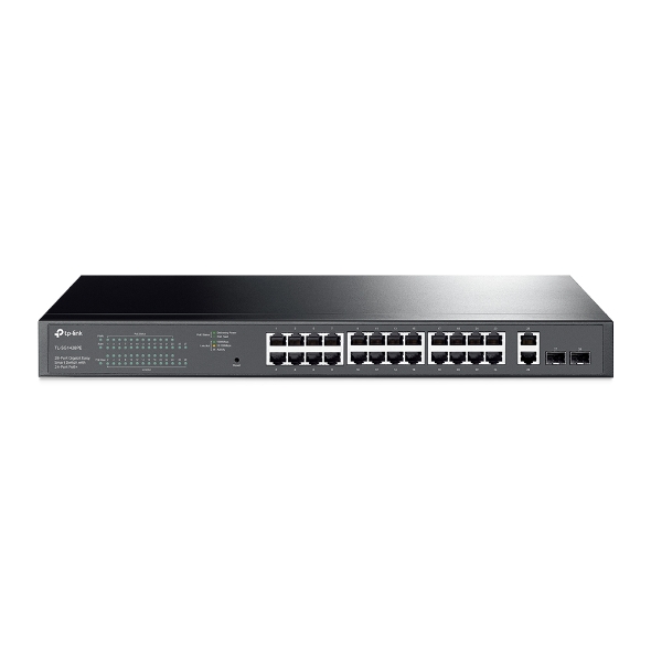 Omada 28-Port Gigabit Easy Smart Switch with 24-Port PoE+ (TL-SG1428PE)