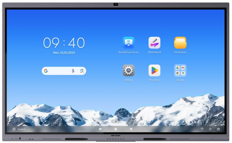 DS-D5C86RB B2L HikVision 86-inch 4K Interactive Display (DS-D5C86RB/B2L) - Gambar 1