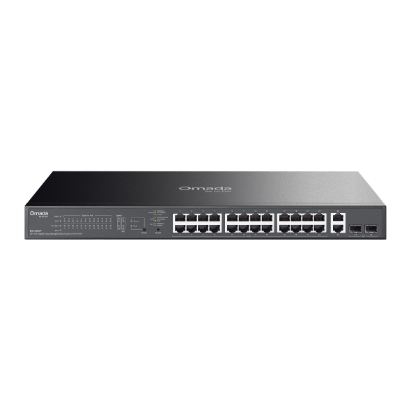 Omada 28-Port Gigabit Easy Managed Switch with 24-Port PoE+ (ES228GP)
