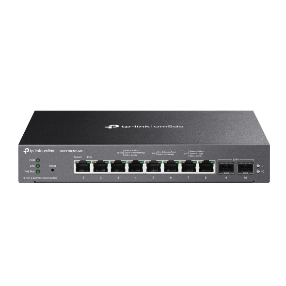 Omada JetStream 24-Port 2.5GBASE-T L2+ Managed Switch with 4 10GE SFP+ Slots (SG3428X-M2)