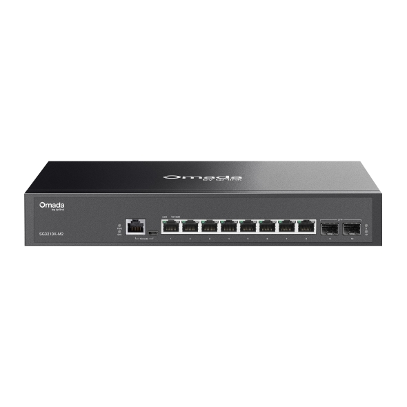 Omada Access Pro 8-Port 2.5G Switch with 2× 10G SFP+ Slots (SG3210X-M2)
