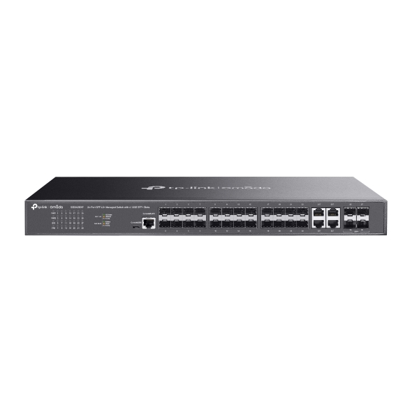 Omada  24-Port SFP L2+ Managed Switch with 4 10GE SFP+ Slots (SG3428XF)