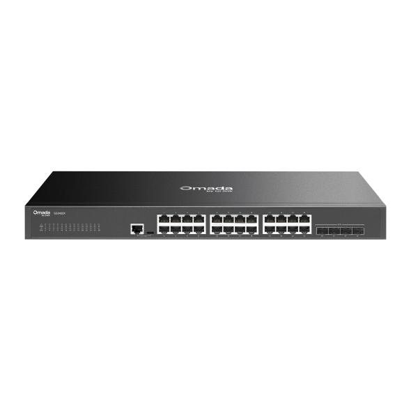 Omada  Access Plus 24-Port Gigabit Switch with 4× 10G SFP+ Slots (SG3428X)
