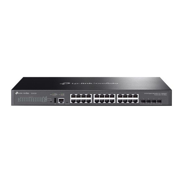 Omada 24-Port SFP Stackable Lite L3 Managed Switch with 4× 10G Slots (SG5428XF)