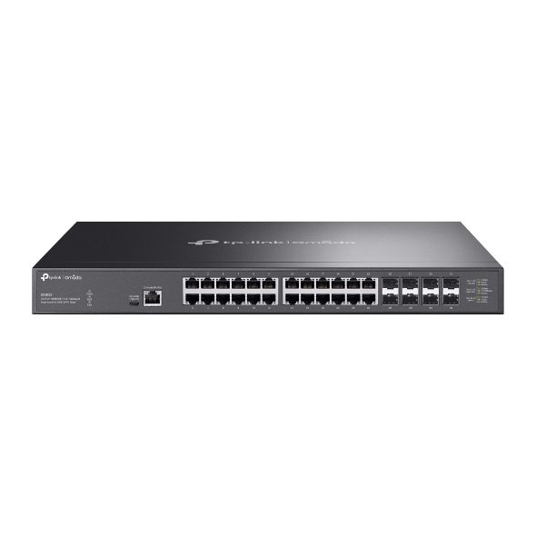 Omada 24-Port 10GBASE-T L2+ Managed Switch with 8 10GE SFP+ Slots (SX3832)