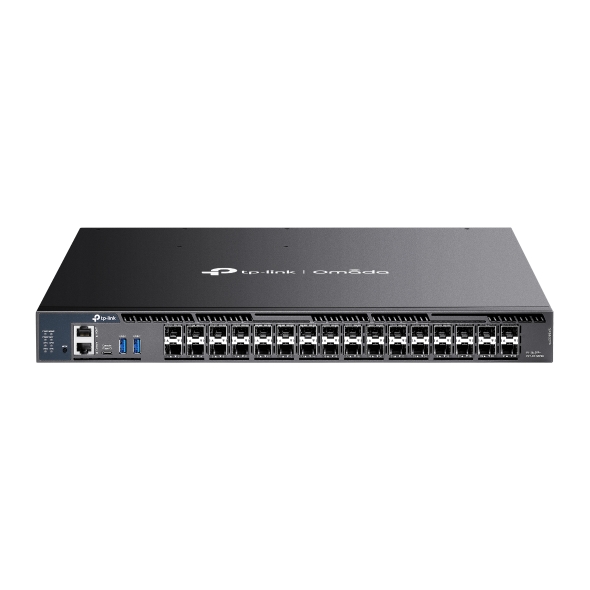 Omada 26-Port 10G Stackable L3 Managed Aggregation Switch with 6 25G Slots (SX6632YF)
