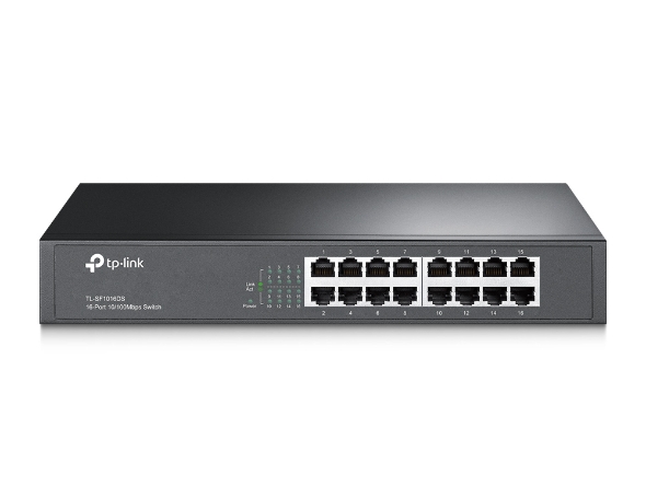 Omada 16-Port 10/100Mbps Desktop/Rackmount Switch (TL-SF1016DS)