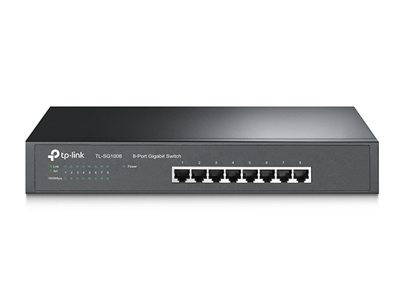 Omada 8-Port Gigabit Desktop/Rackmount Switch (TL-SG1008)