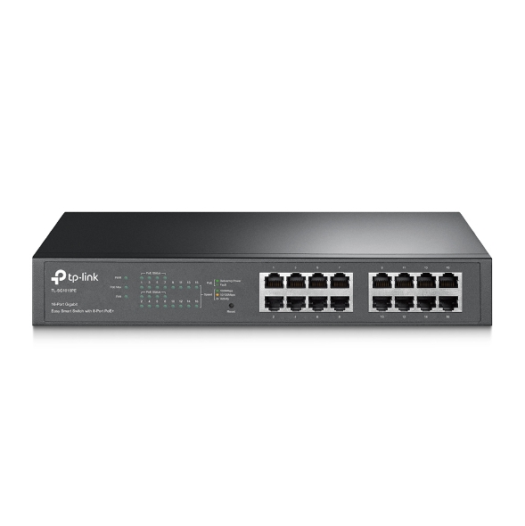16-Port Gigabit Easy Smart Switch with 8-Port PoE+ (TL-SG1016PE)