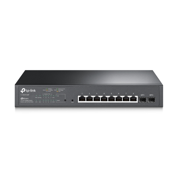 Omada JetStream 10-Port Gigabit Smart Switch with 8-Port PoE+(SG2210MP)