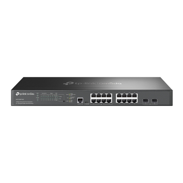 Omada 16-Port 2.5G and 2-Port 10GE SFP+ L2+ Managed Switch with 8-Port PoE+ (SG3218XP-M2)