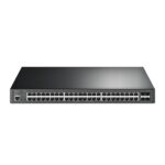 Omada JetStream 48-Port Gigabit and 4-Port 10GE SFP+ L2+ Managed Switch with 48-Port PoE+ (SG3452XP)