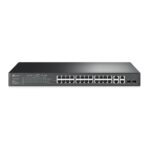 Omada JetStream 24-Port 10/100Mbps + 4-Port Gigabit Smart Switch with 24-Port PoE+ (SL2428P)
