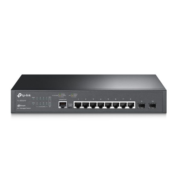 Omada JetStream 8-Port Gigabit L2+ Managed Switch with 2 SFP Slots (SG3210)