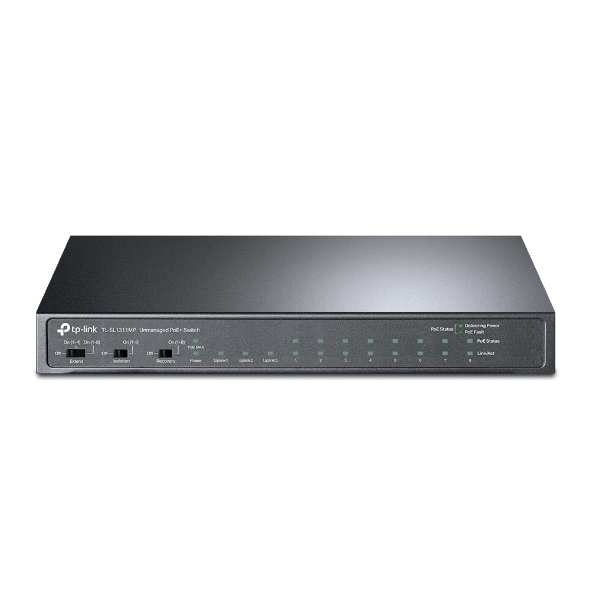 Omada 8-Port 10/100Mbps + 3-Port Gigabit Desktop Switch with 8-Port PoE+ (TL-SL1311MP)